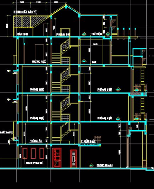 Bản vẽ cấp thoát nước,cấp thoát nước căn hộ 4 tầng,cấp nước,thuyết minh