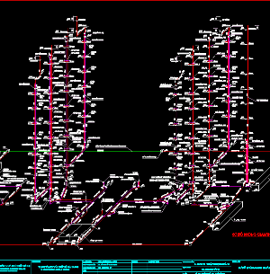 Thiết kế cad Bản vẽ Cấp thoát nước Nhà 9 tầng
