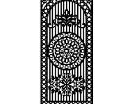 Thiết kế cắt cnc cổng 1 cánh đẹp