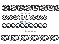 Thiết kế cnc 4 mẫu diềm mái kính