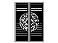 Thiết kế cnc cổng 2 cánh trống đồng