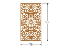 Thiết kế cnc giếng trời dxf