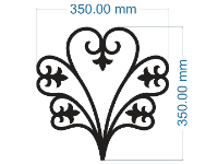 Thiết kế cnc hoa văn lan can siêu hot