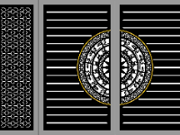 Thiết kế cnc mẫu cổng 4 cánh trống đồng