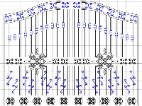 Thiết kế CNC mẫu cổng sắt công nghệ Plasma