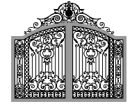 Thiết kế cổng 2 cánh cnc biệt thự siêu đẹp