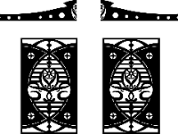 Thiết kế cổng 2 cánh có vòm độc đáo