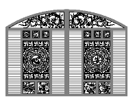 Cổng trống đồng 2 cánh,Cổng 2 cánh,file dxf cổng 2 cánh,cổng 2 cánh file dxf