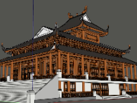 Thiết kế cung điện trung hoa đẹp file su