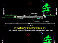 Thiết kế đường phố gom và chiếu sáng có mặt cắt ngang B=15m đầy đủ nhất