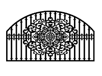 Thiết kế Hàng rào CNC họa tiết đẹp mắt