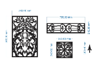 Thiết kế hoa văn cổng cắt cnc