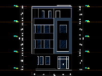 Thiết kế kiến trúc, kết cấu mẫu nhà 4 tầng kt 7.5x11.4 nhà ở kết hợp kinh doanh