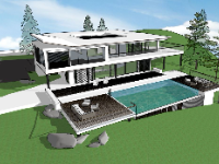 Thiết kế mẫu biệt thự 2 tầng villa có hồ bơi đẹp nhất