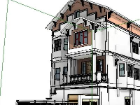 Thiết kế mẫu Biệt thự 4 tầng 14.5x13.6m