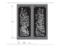 mẫu tứ quý cnc,file cnc cổng tứ quý,mẫu cnc cổng tứ quý