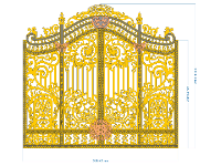 cnc cổng 2 cánh,file cổng 2 cánh,mẫu cổng 2 cánh
