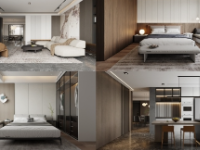Thiết kế mẫu nội thất chung cư file cad và 3dmax