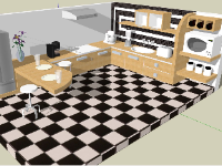 Thiết kế mẫu nội thất phòng bếp su