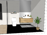 Thiết kế mẫu nội thất phòng tắm