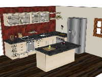 Thiết kế model mẫu nội thất phòng bếp mới