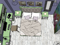 Thiết kế model nội thất phòng ngủ đẹp nhất