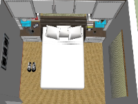 Thiết kế model su nội thất phòng ngủ đẹp