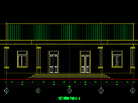 Thiết kế nhà đa chức năng 4 phòng diện tích xây dựng 15.6x10m