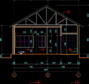 Thiết kế Nhà dân dụng 8mX15,5m (Gồm kiến trúc và kết cấu)