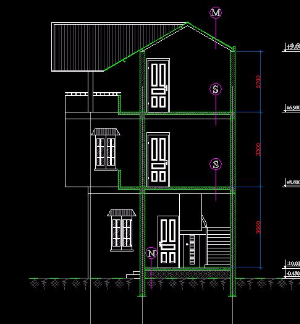 Thiết kế nhà phố,nhà dân 6.52x15.7m,mẫu nhà phố đẹp