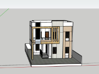 Thiết kế Nhà phố 2 tầng 10x16m model su