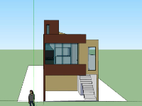 Nhà phố 2 tầng,model su nhà phố 2 tầng,nhà phố 2 tầng file su,sketchup nhà phố 2 tầng,nhà phố 2 tầng file sketchup