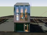 Nhà phố 2 tầng,file su nhà phố 2 tầng,sketchup nhà phố 2 tầng,nhà phố 2 tầng file su,model su nhà phố 2 tầng