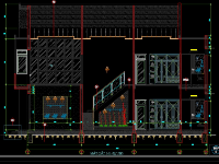 Thiết kế nhà phố 2 tầng kích thước 5x15m file cad