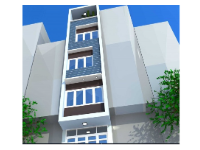 Thiết kế nhà phố lệch tầng 4 tầng diện tích 3.6x14.8m