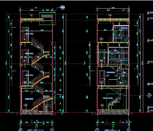 Thiết kế nhà phố tuyệt đẹp 14,7x5m (Full) co ga ra ô tô