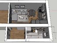 Thiết kế nội thất căn hộ chung cư file 3d su
