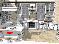 Thiết kế nội thất phòng bếp su 2021