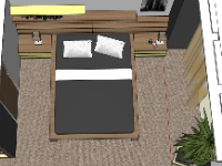 Thiết kế nội thất phòng ngủ file su đẹp