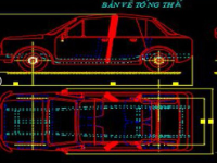 Thiết kế ô tô 4 chỗ lai điện – xăng sử dụng hệ thống truyền động kép V100-40