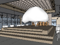 quán cafe file sketchup,file 3d sketchup,sketchup quán cafe