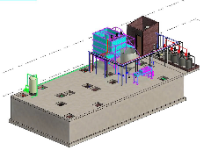 Thiết kế thi công hệ thống nước thải sản xuất 130m3 ngày đêm bằng revit
