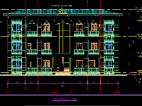 Thiết kế tòa nhà cục thi hành án huyện 3 tầng 8.3x21.5m