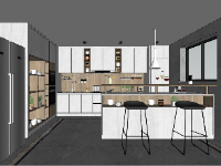 Thư viện sketchup,sketchup nội thất nhà bếp,sketchup nội thất bếp,sketchup nội thất,nội thất nhà bếp,su nội thất