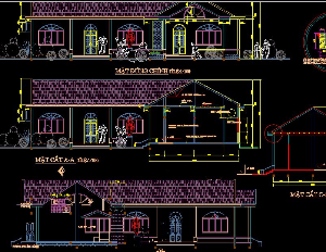 Thư viện Autocad_Bản vẽ nhà thờ cấp 4