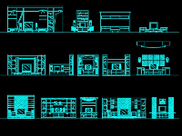 Thư viện bản vẽ cad thư viện tủ trang trí,thư viện tủ tivi,bản vẽ thư viện tủ tivi