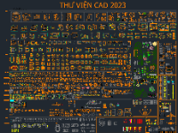 Thư viện cad 2023 bao gồm tất cả đồ nội thất