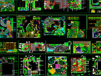 Thư viện cad tổng hợp cảnh quan, sân vườn