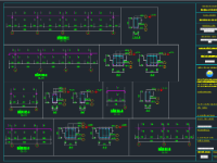 Thư viện cad_Bản vẽ kết cấu bệnh viện dầm