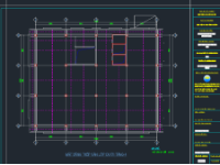 Thư viện cad_Bản vẽ sàn thép bệnh viện